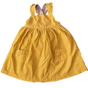 NWT. Mini Boden Cord Pinafore Dress, Size 12-18M
